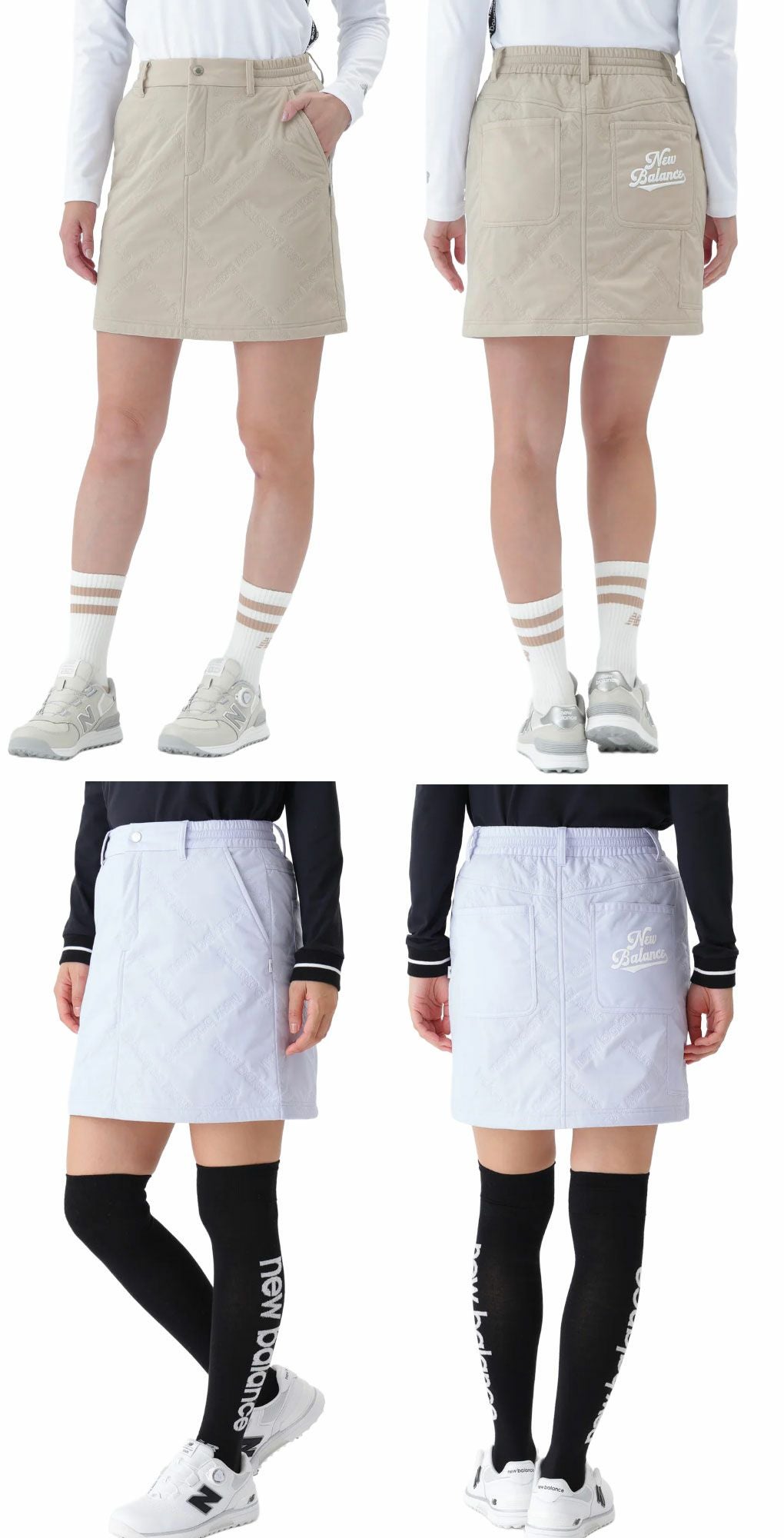 ニューバランススカート012-5234503レディースゴルフウェアnewbalance2025秋冬モデル日本正規品