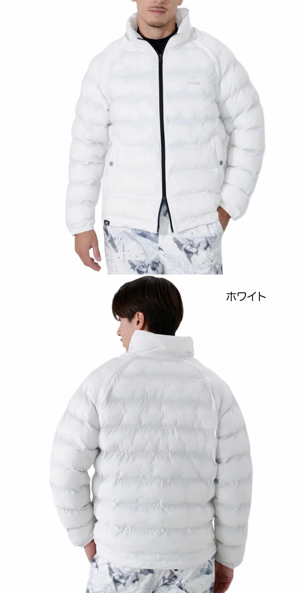 ピンPING中綿ブルゾン621-5220003メンズゴルフウェア2025秋冬モデル日本正規品