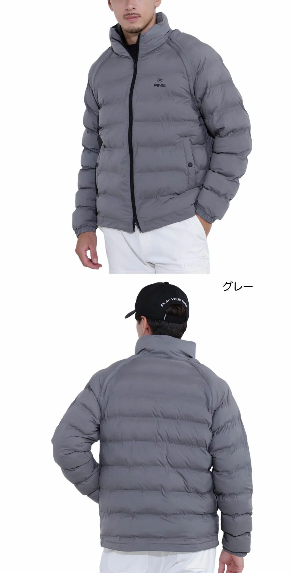 ピンPING中綿ブルゾン621-5220003メンズゴルフウェア2025秋冬モデル日本正規品