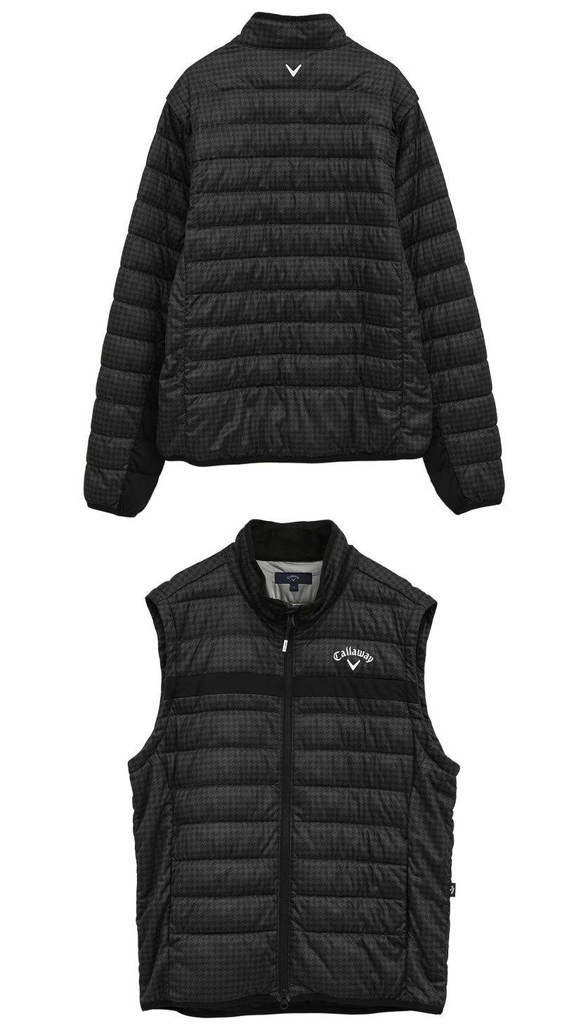 キャロウェイスターストレッチ2WAY中綿ブルゾンC25215107メンズゴルフウェア2025秋冬モデルCallaway日本正規品