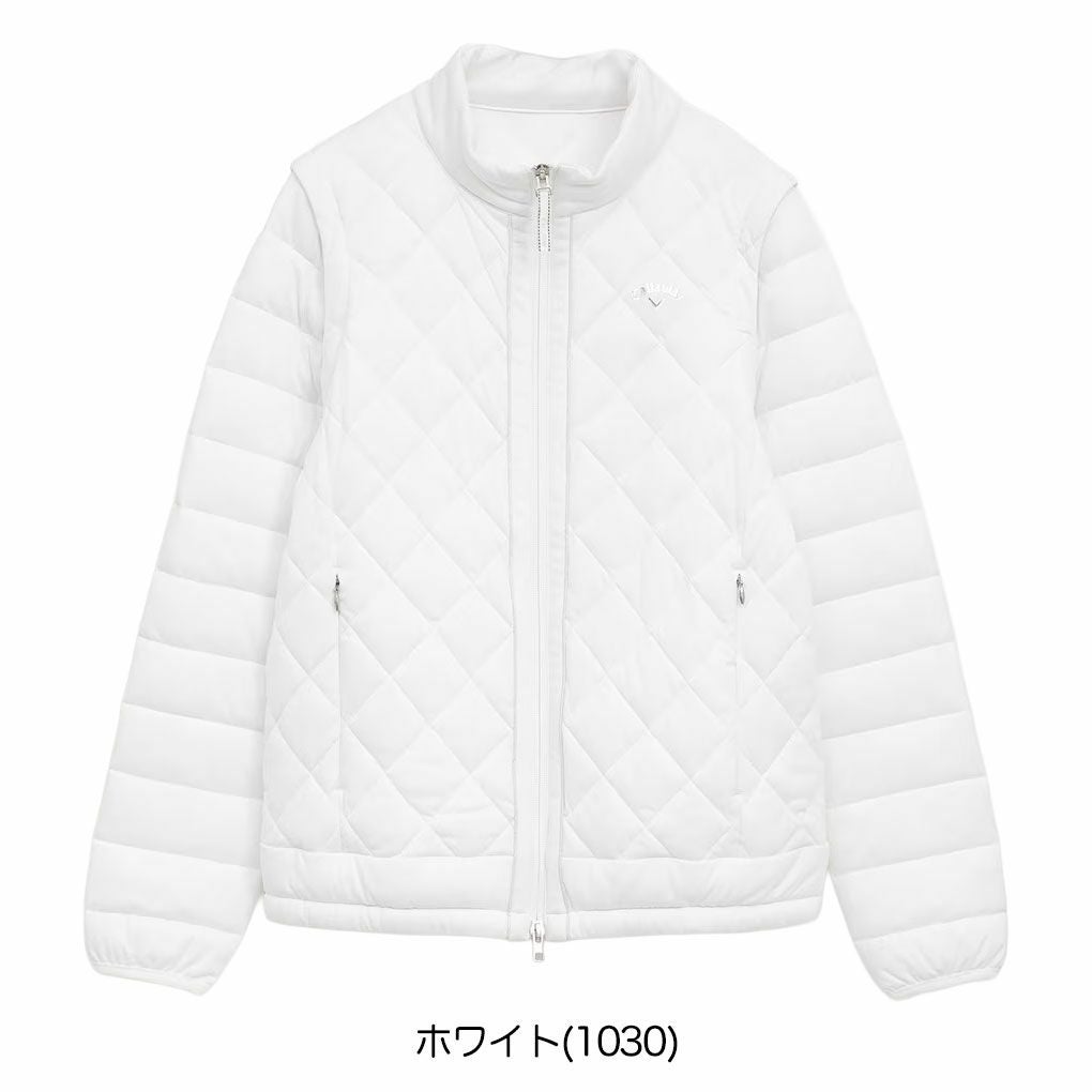 キャロウェイスターストレッチ袖取り外し中綿ブルゾンC25215202レディースゴルフウェア2025秋冬モデルCallaway日本正規品