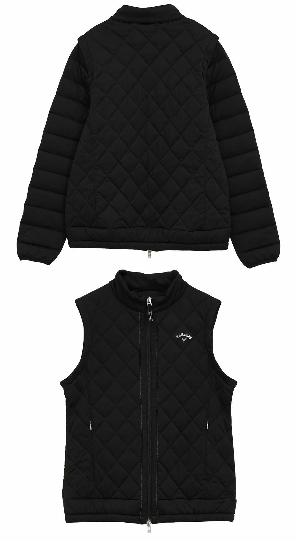 キャロウェイスターストレッチ袖取り外し中綿ブルゾンC25215202レディースゴルフウェア2025秋冬モデルCallaway日本正規品