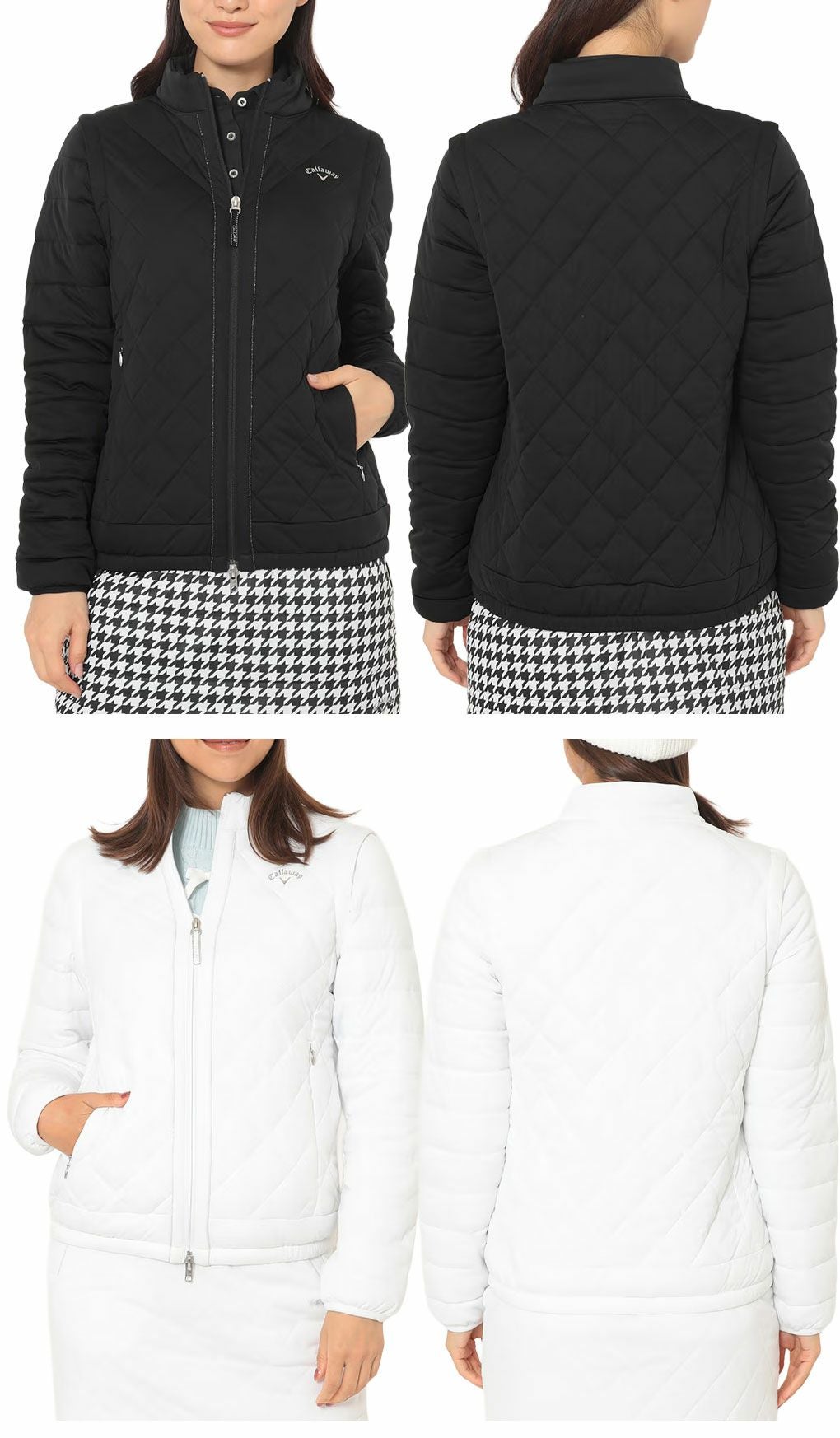 キャロウェイスターストレッチ袖取り外し中綿ブルゾンC25215202レディースゴルフウェア2025秋冬モデルCallaway日本正規品