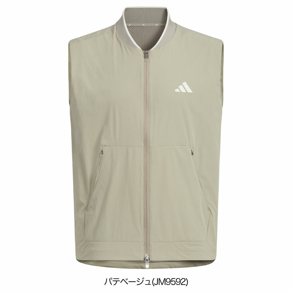 アディダスフルジップベストJUW91メンズゴルフウェアゴルフ2025秋冬モデルadidas日本正規品