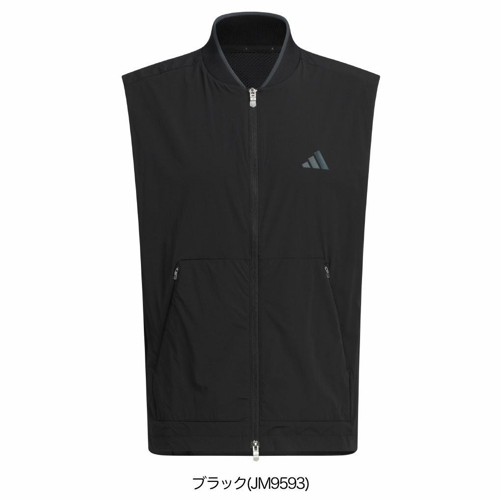 アディダスフルジップベストJUW91メンズゴルフウェアゴルフ2025秋冬モデルadidas日本正規品