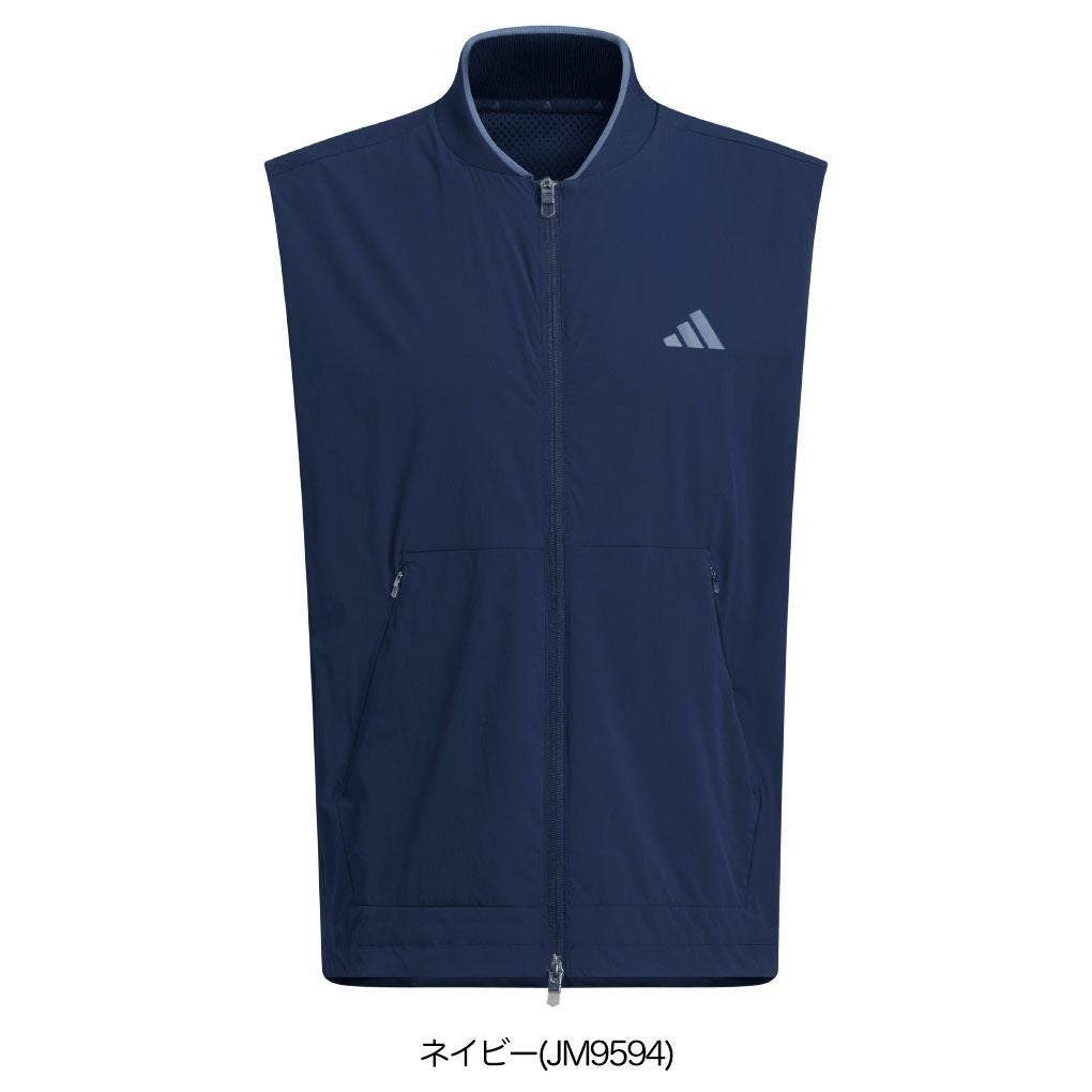 アディダスフルジップベストJUW91メンズゴルフウェアゴルフ2025秋冬モデルadidas日本正規品
