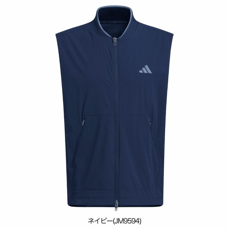 アディダスフルジップベストJUW91メンズゴルフウェアゴルフ2025秋冬モデルadidas日本正規品
