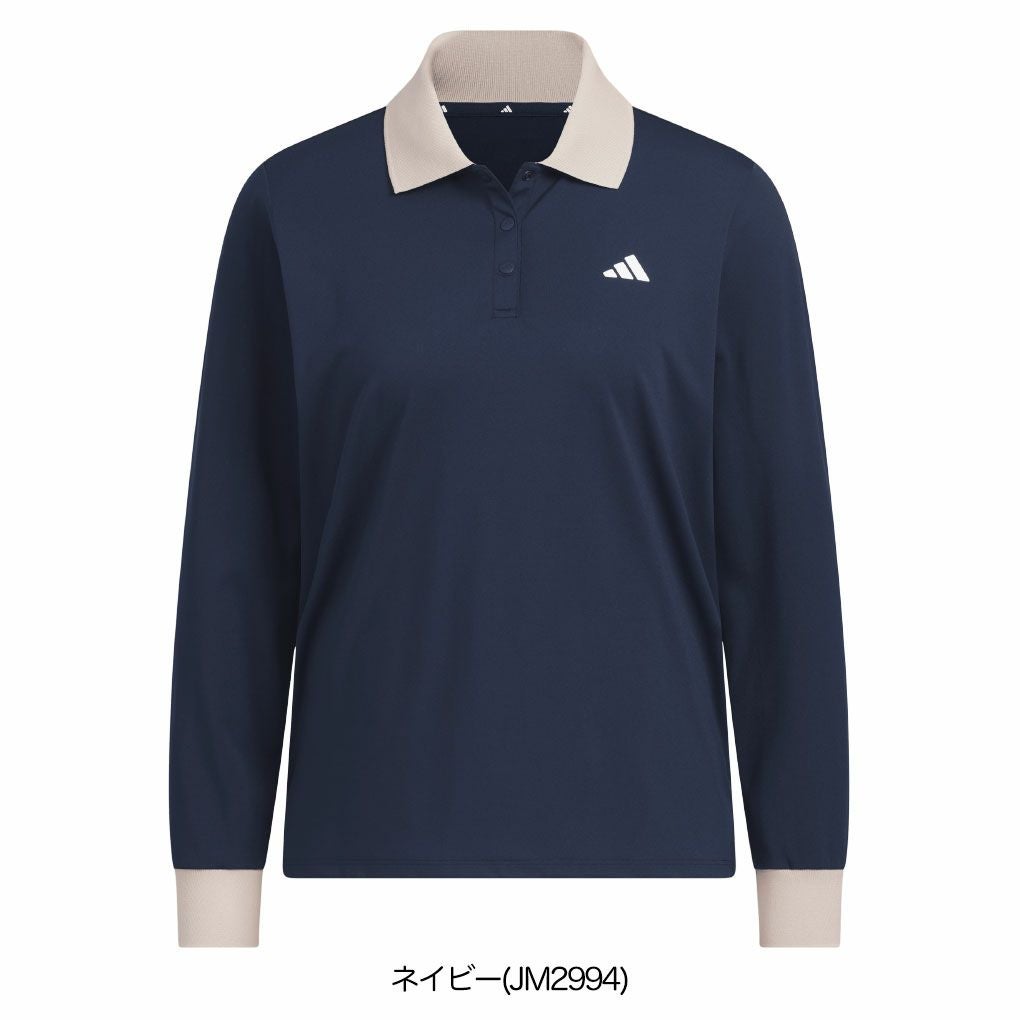 アディダス長袖ポロシャツJWJ98レディースゴルフウェアゴルフ2025秋冬モデルadidas日本正規品