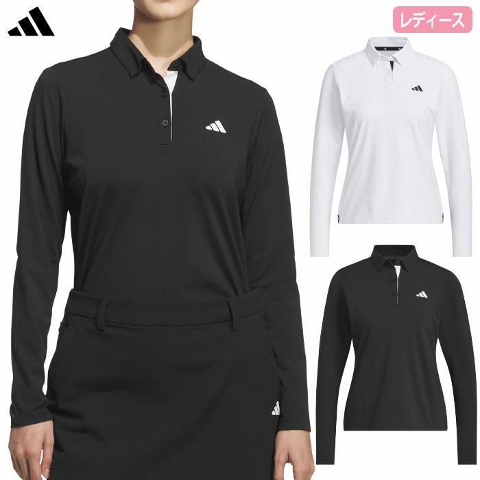 アディダス長袖ボタンダウンシャツJWK16レディースゴルフウェアゴルフ2025秋冬モデルadidas日本正規品