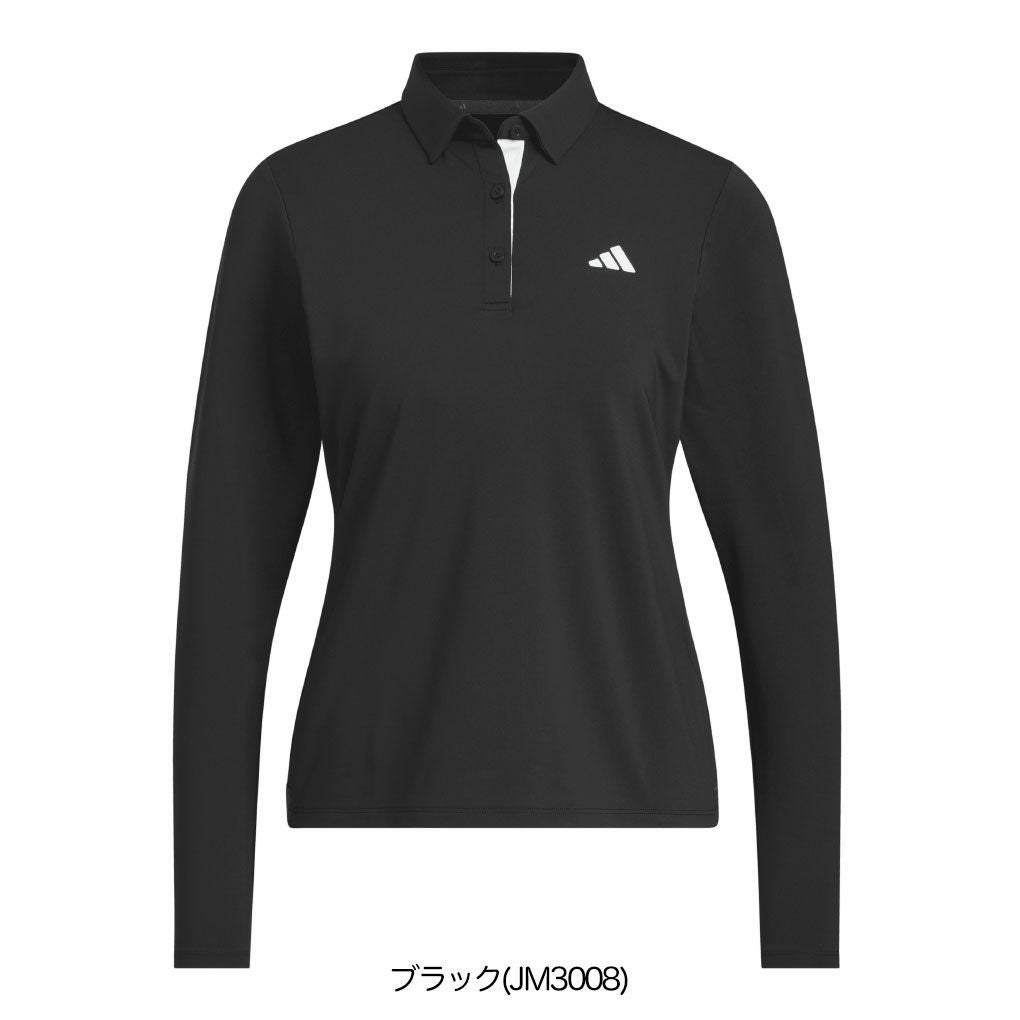 アディダス長袖ボタンダウンシャツJWK16レディースゴルフウェアゴルフ2025秋冬モデルadidas日本正規品