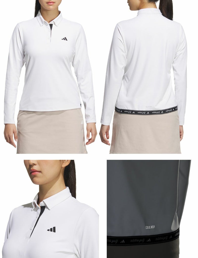 アディダス長袖ボタンダウンシャツJWK16レディースゴルフウェアゴルフ2025秋冬モデルadidas日本正規品