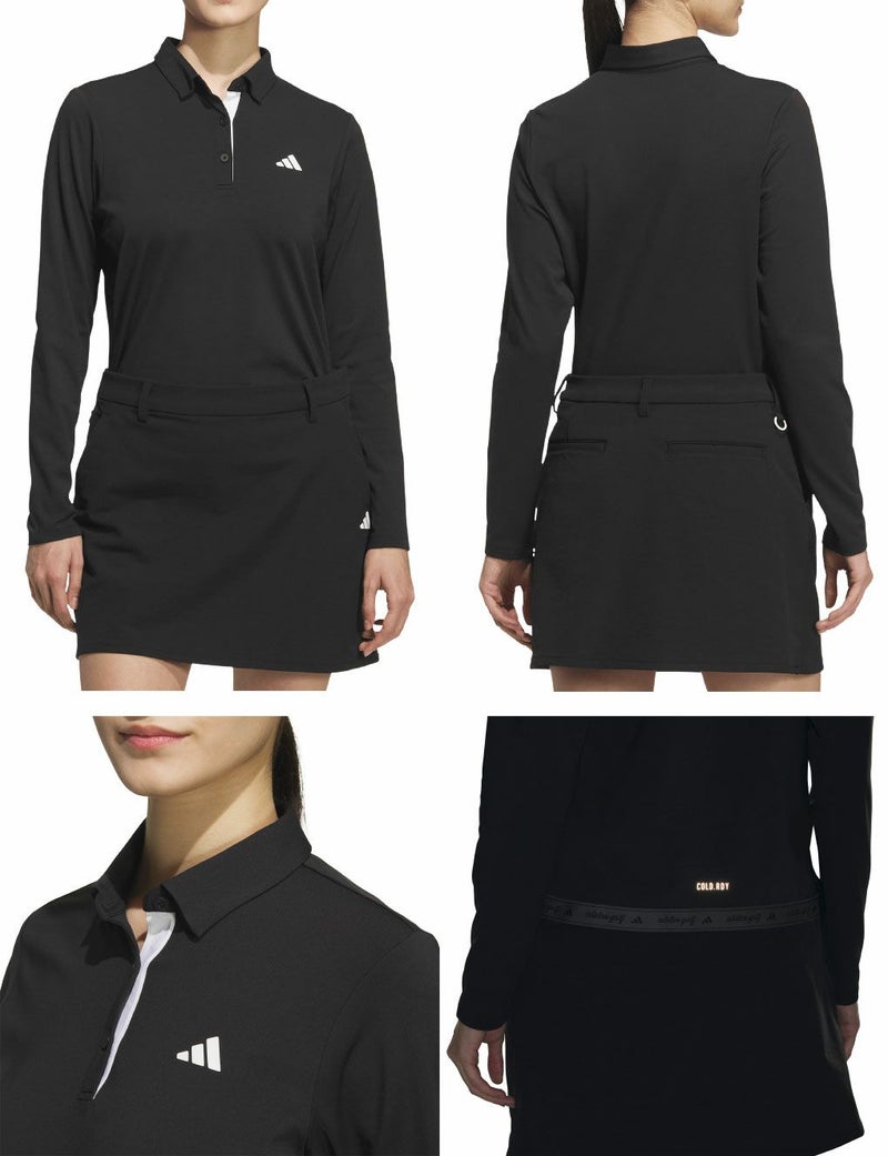 アディダス長袖ボタンダウンシャツJWK16レディースゴルフウェアゴルフ2025秋冬モデルadidas日本正規品