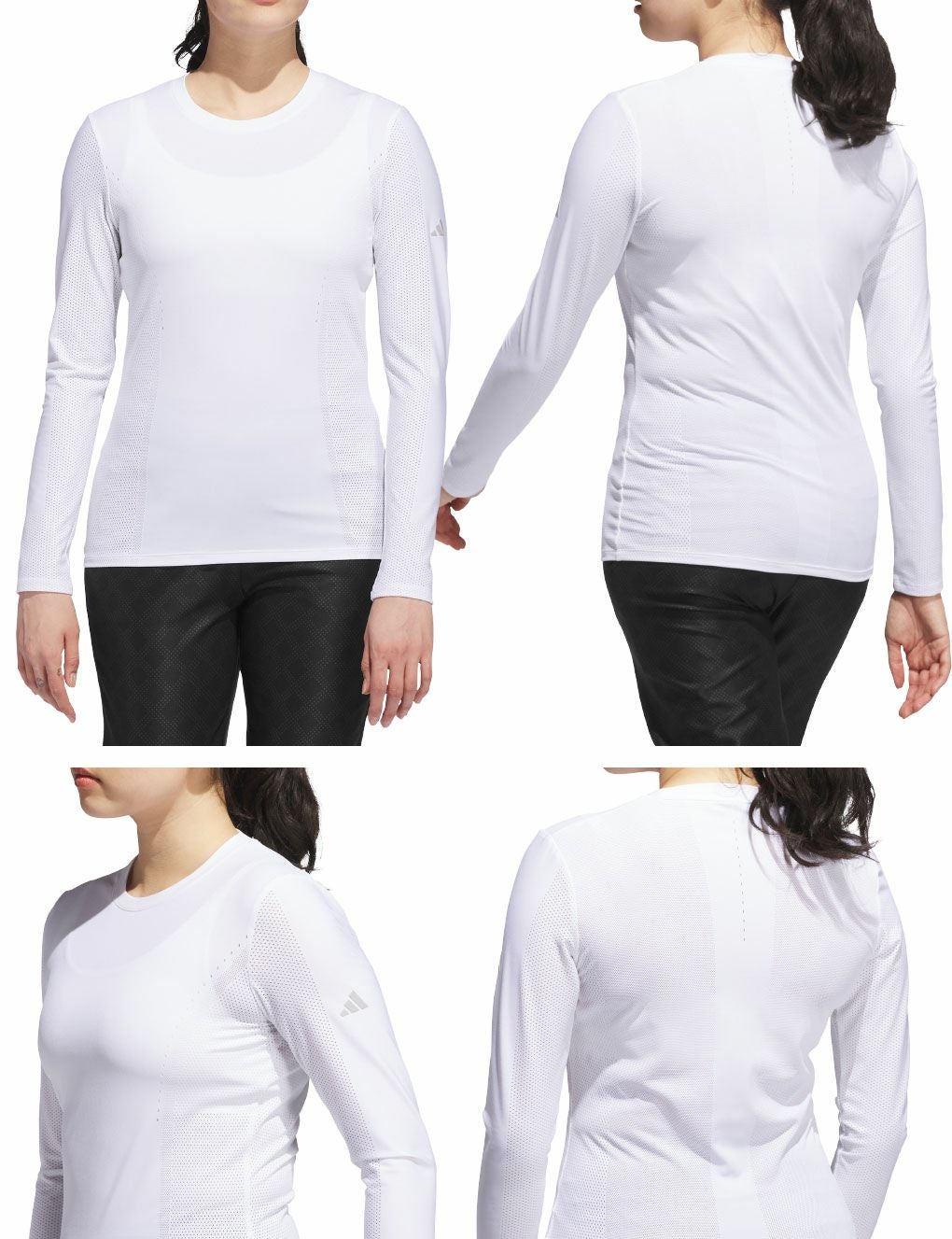 アディダスベースレイヤー長袖シャツRG614レディースゴルフウェアゴルフ2025秋冬モデルadidas日本正規品