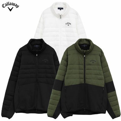 キャロウェイ中綿＆裏起毛スムーススウェットC25217106メンズゴルフウェア2025秋冬モデルCallaway日本正規品