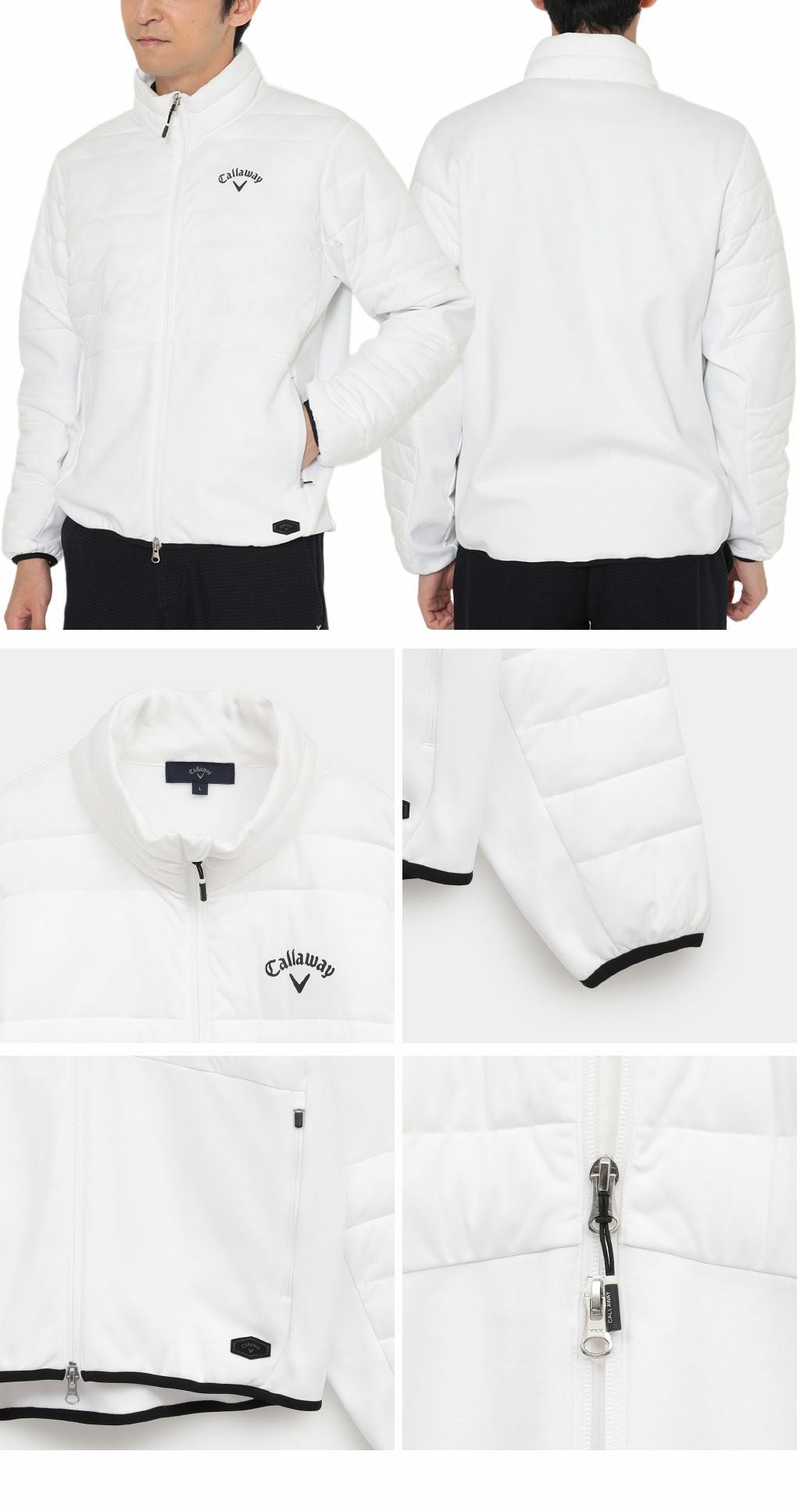 キャロウェイ中綿＆裏起毛スムーススウェットC25217106メンズゴルフウェア2025秋冬モデルCallaway日本正規品