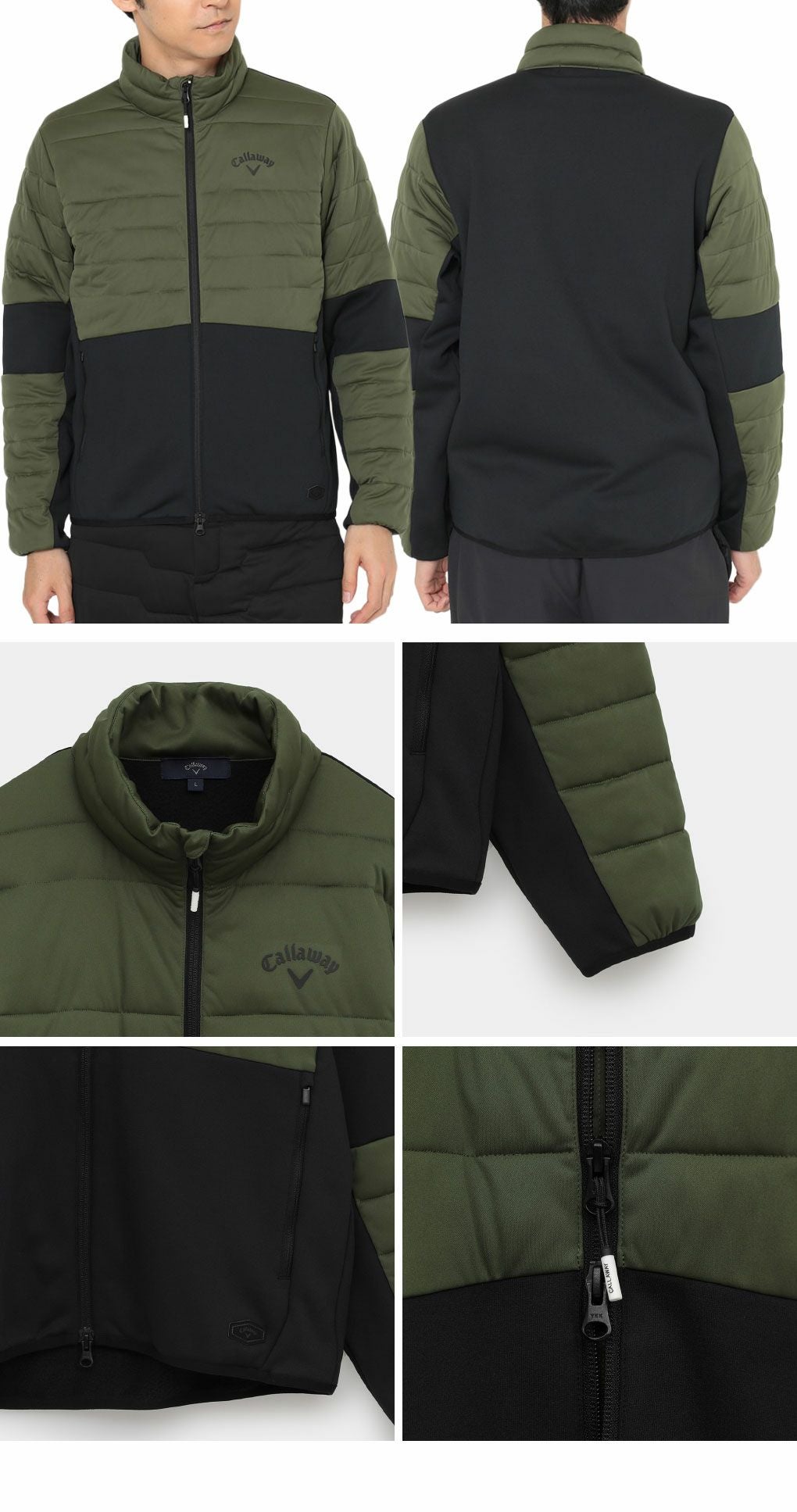 キャロウェイ中綿＆裏起毛スムーススウェットC25217106メンズゴルフウェア2025秋冬モデルCallaway日本正規品