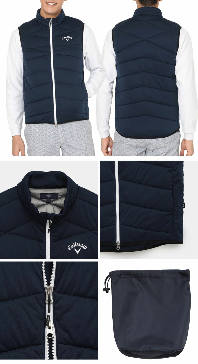 キャロウェイ中綿ベストC25216103C25216104メンズゴルフウェア2025秋冬モデルCallaway日本正規品