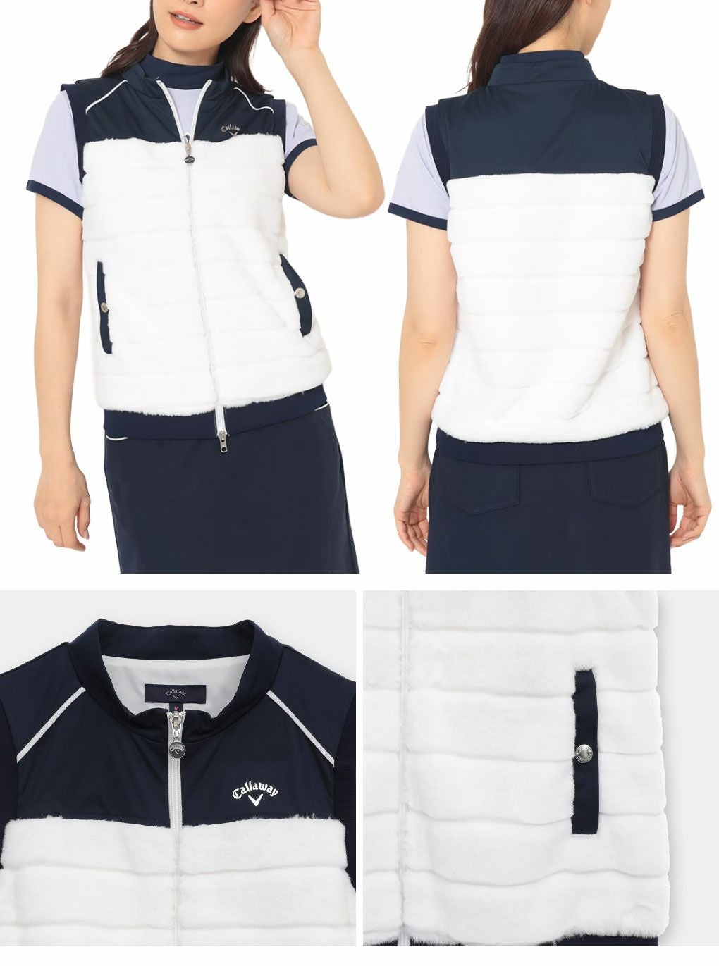 キャロウェイファーベストC25216201レディースゴルフウェア2025秋冬モデルCallaway日本正規品