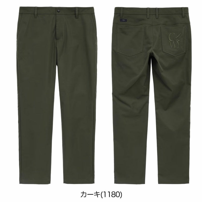 キャロウェイストレッチツイルパンツC25226100メンズゴルフウェアゴルフ2025秋冬モデル日本正規品