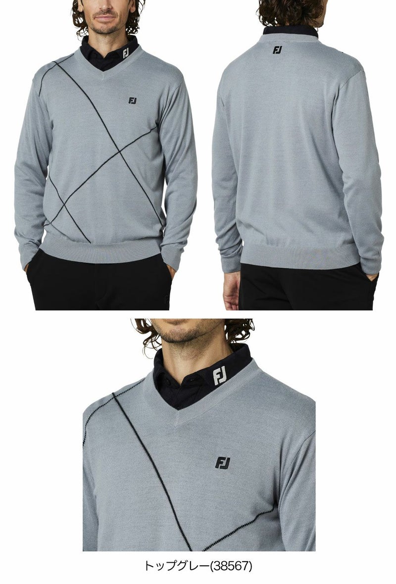 フットジョイセーターFJ-F25-M08メンズゴルフウェアFOOTJOY2025秋冬モデル日本正規品