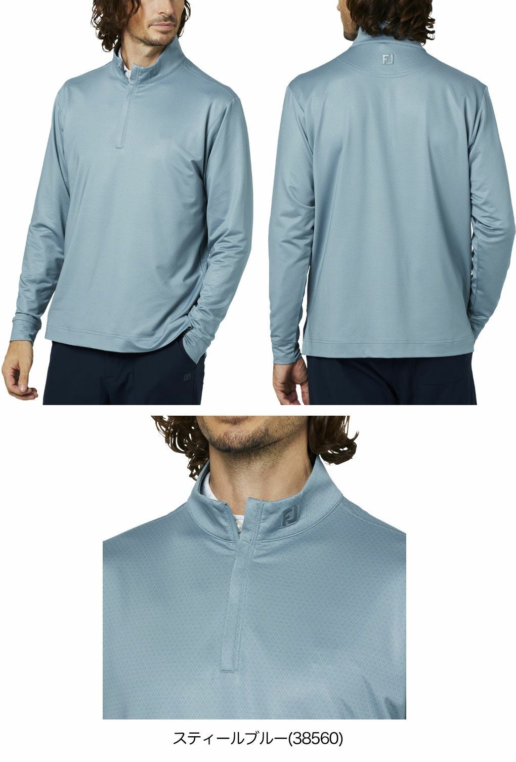 フットジョイクォータージッププルオーバーFJ-F25-M10メンズゴルフウェアFOOTJOY2025秋冬モデル日本正規品