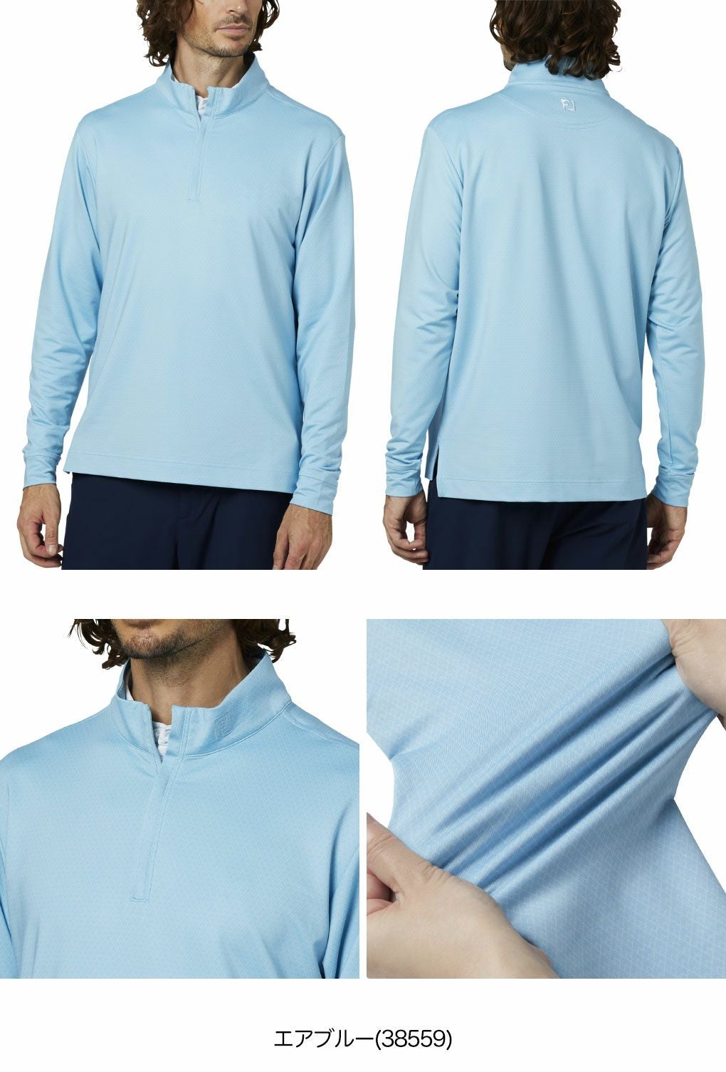 フットジョイクォータージッププルオーバーFJ-F25-M10メンズゴルフウェアFOOTJOY2025秋冬モデル日本正規品