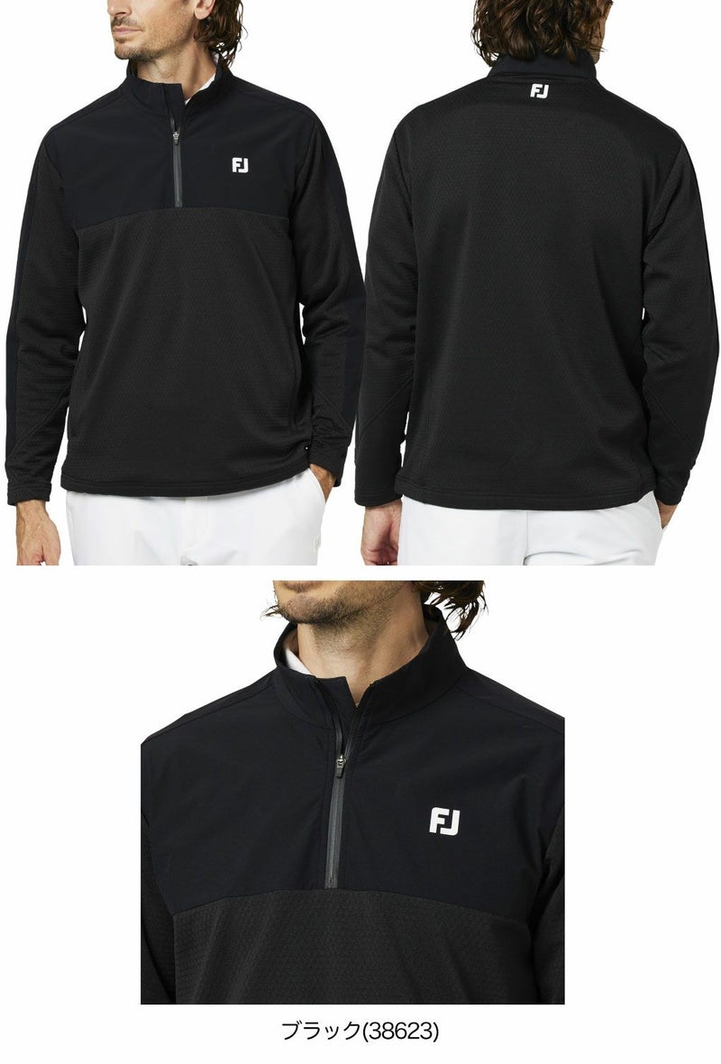 フットジョイハイブリッド３DハーフジップジャケットFJ-F25-O02メンズゴルフウェアFOOTJOY2025秋冬モデル日本正規品