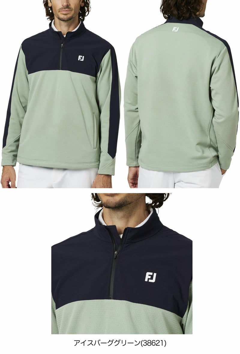 フットジョイハイブリッド３DハーフジップジャケットFJ-F25-O02メンズゴルフウェアFOOTJOY2025秋冬モデル日本正規品