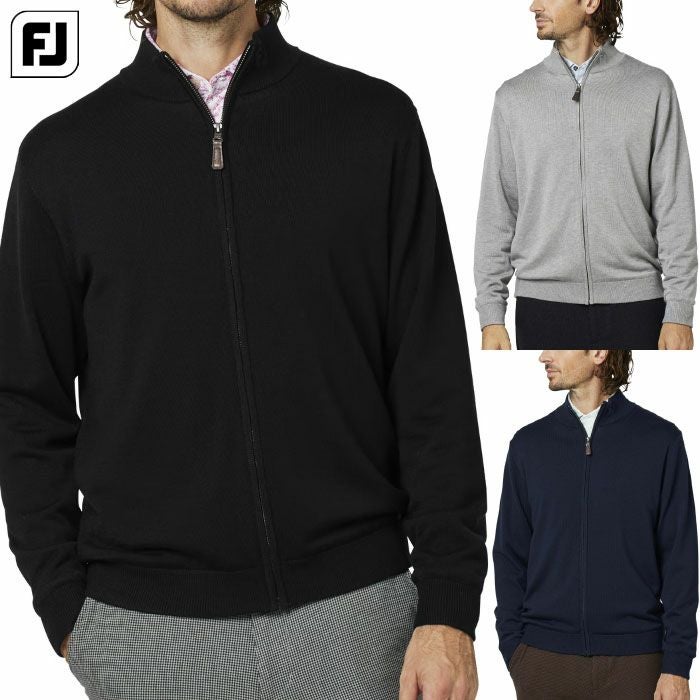 フットジョイ防風ライニングフルジップセーターFJ-F25-O10メンズゴルフウェアFOOTJOY2025秋冬モデル日本正規品