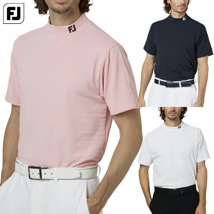フットジョイ半袖モックネックシャツFJ-F25-S01メンズゴルフウェアFOOTJOY2025秋冬モデル日本正規品