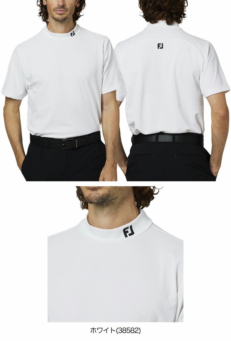 フットジョイ半袖モックネックシャツFJ-F25-S01メンズゴルフウェアFOOTJOY2025秋冬モデル日本正規品