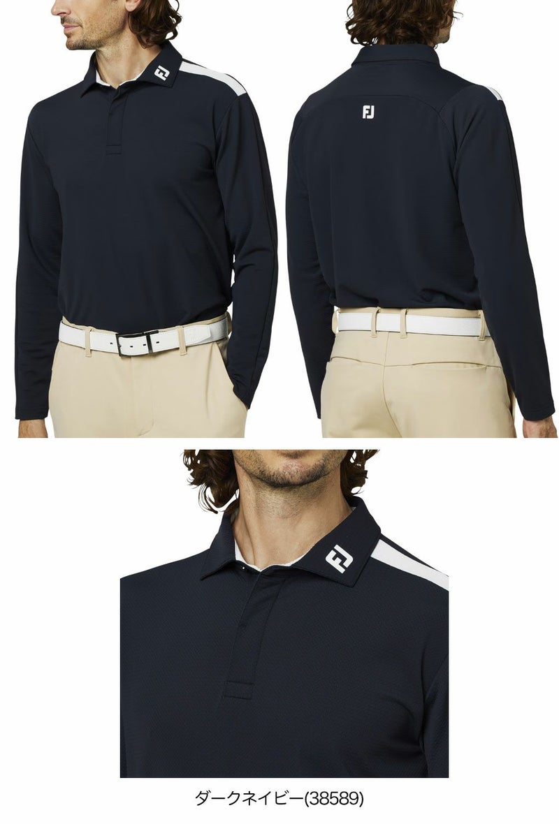 フットジョイショルダーライン長袖シャツFJ-F25-S03メンズゴルフウェアFOOTJOY2025秋冬モデル日本正規品