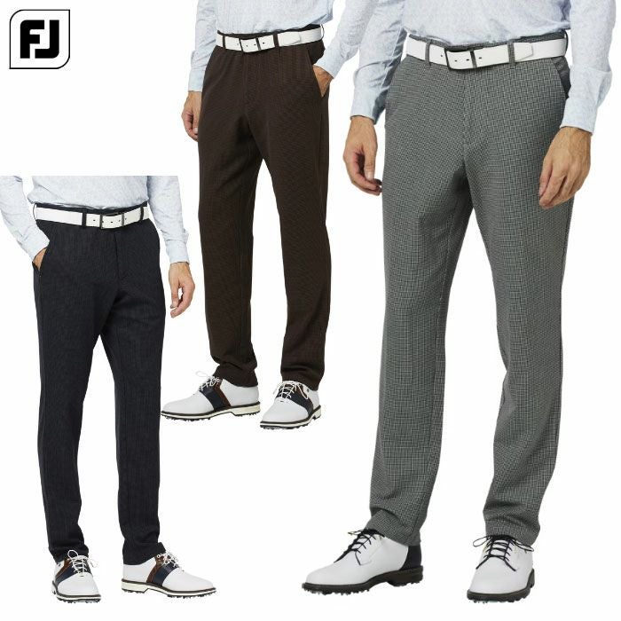 フットジョイ起毛千鳥格子柄パンツFJ-F25-P06メンズゴルフウェアFOOTJOY2025秋冬夏モデル日本正規品