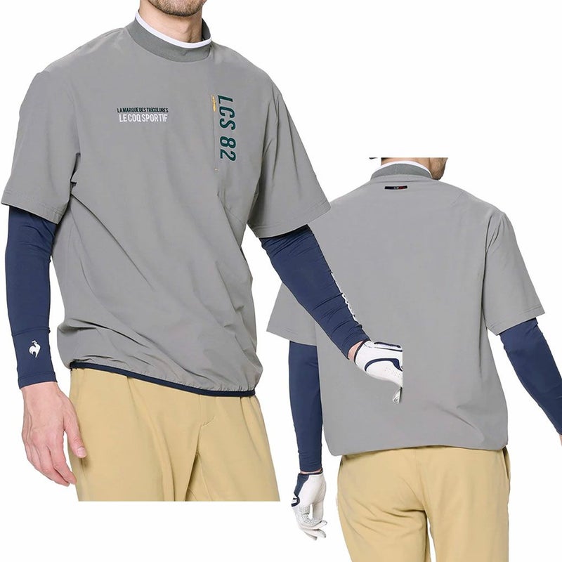 ルコックスポルティフインナー付き半袖プルオーバーLG4FTZ00Mメンズゴルフウェアゴルフ2024秋冬モデル日本正規品