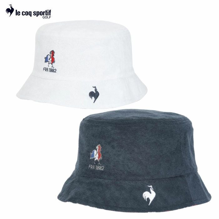 ルコックスポルティフシーズンモチーフリバーシブルハットQGBXJC73メンズlecoqsportifGOLF日本正規品