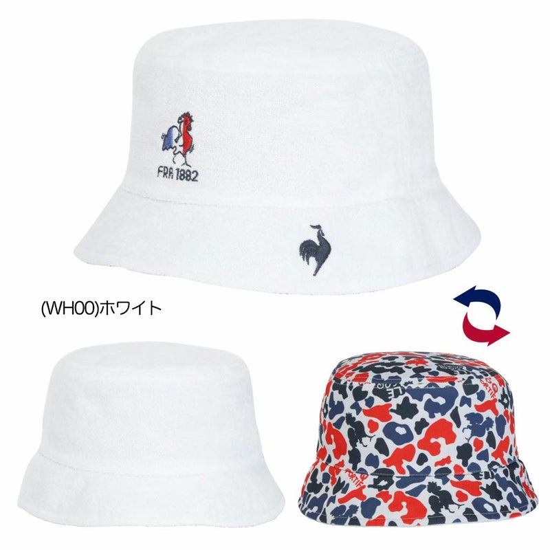 ルコックスポルティフシーズンモチーフリバーシブルハットQGBXJC73メンズlecoqsportifGOLF日本正規品