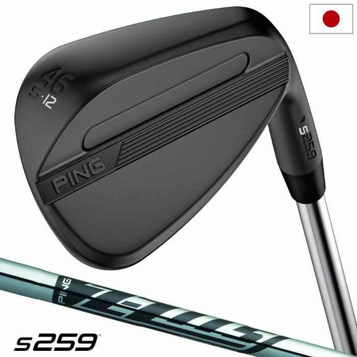 PINGピンs259MIDNIGHTウェッジメンズ右用スチールシャフト2026年モデル日本正規品