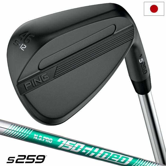 PINGピンs259MIDNIGHTウェッジメンズ右用スチールシャフト2026年モデル日本正規品