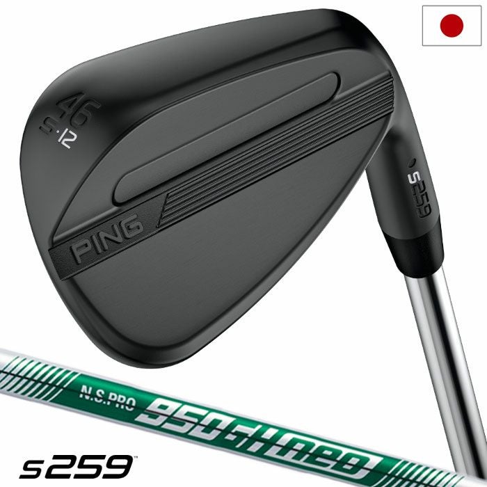 PINGピンs259MIDNIGHTウェッジメンズ右用スチールシャフト2026年モデル日本正規品
