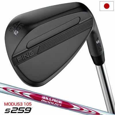 PINGピンs259MIDNIGHTウェッジメンズ右用スチールシャフト2026年モデル日本正規品