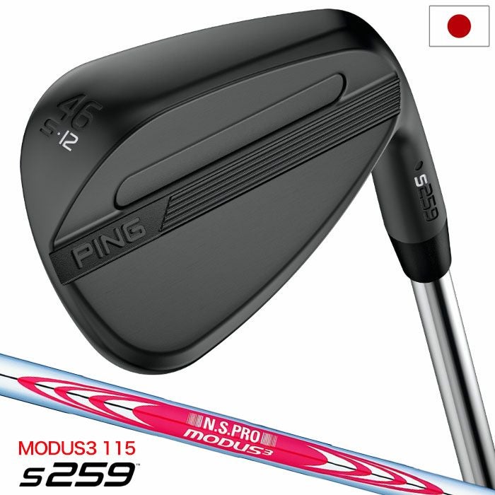 PINGピンs259MIDNIGHTウェッジメンズ右用スチールシャフト2026年モデル日本正規品
