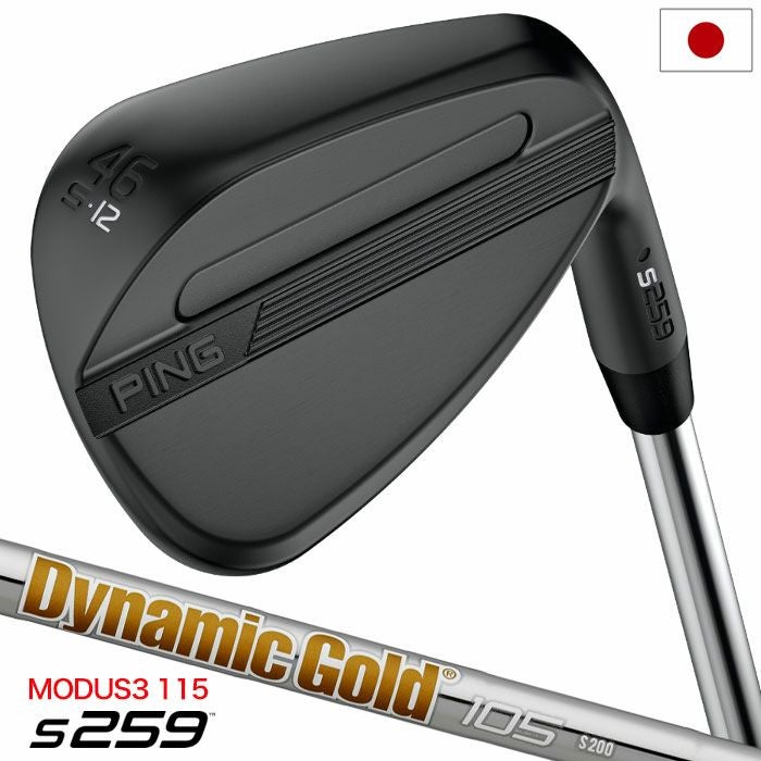 PING ピン s259 MIDNIGHT ウェッジ メンズ 右用 Dynamic Gold 105