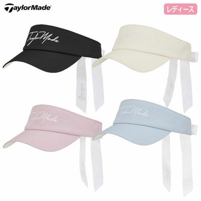 テーラーメイドリボンバイザーTL706レディースゴルフキャップ帽子ゴルフTaylorMade日本正規品2026春夏モデル