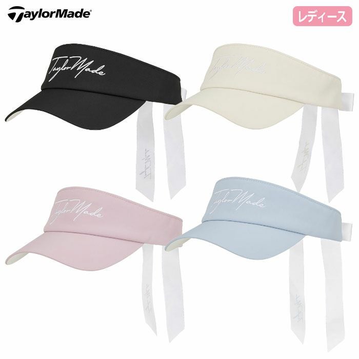 テーラーメイドリボンバイザーTL706レディースゴルフキャップ帽子ゴルフTaylorMade日本正規品2026春夏モデル