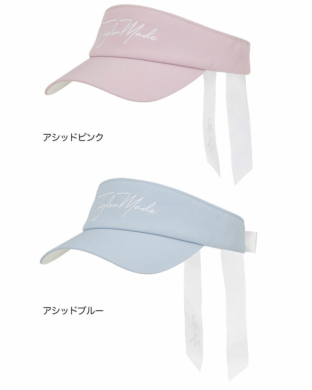 テーラーメイドリボンバイザーTL706レディースゴルフキャップ帽子ゴルフTaylorMade日本正規品2026春夏モデル