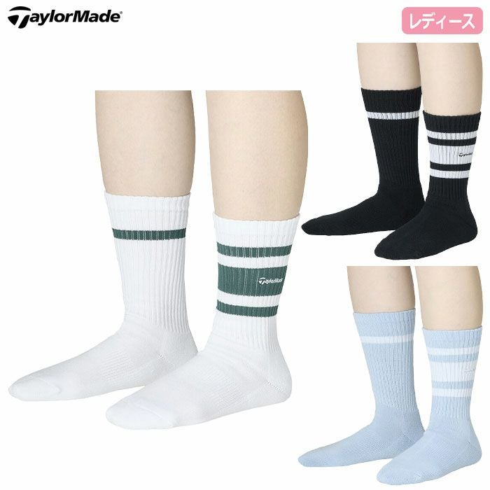 テーラーメイドラインドクルーソックスTL715レディース靴下SOCKS2026春夏モデルTaylorMade日本正規品