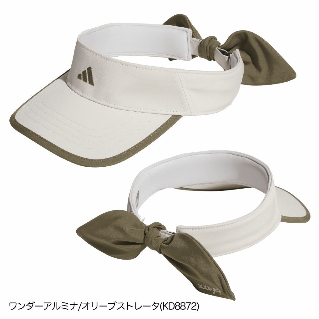 アディダスキャップリボンサンバイザーTW093ゴルフキャップ帽子2026春夏モデルadidas日本正規品