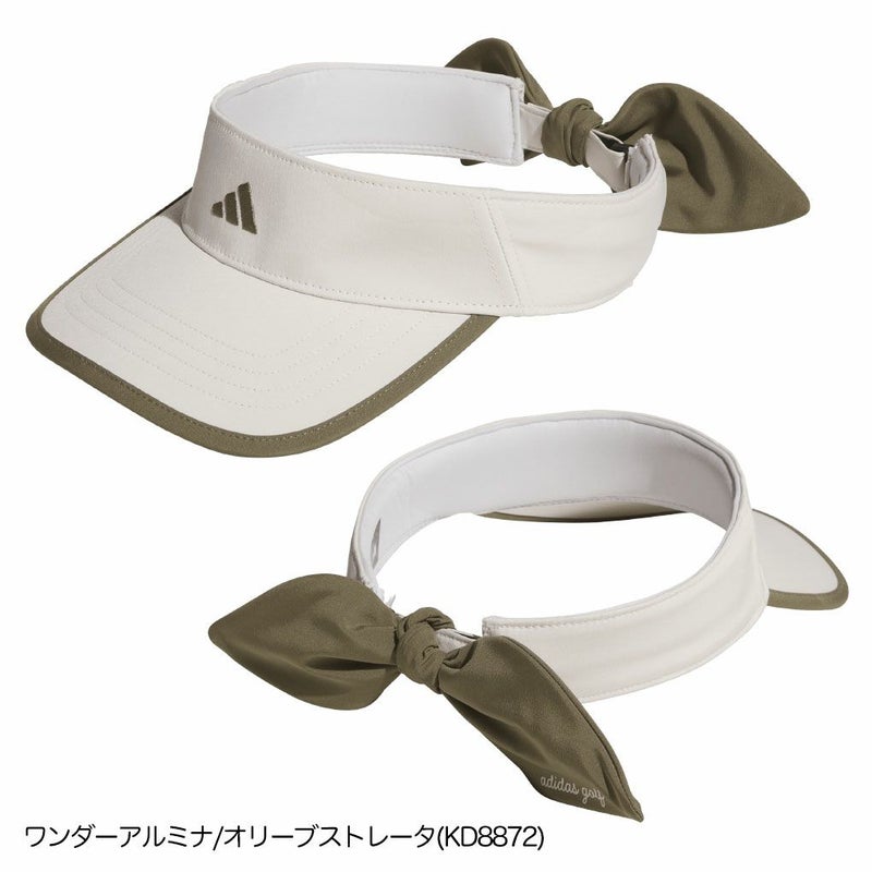 アディダスキャップリボンサンバイザーTW093ゴルフキャップ帽子2026春夏モデルadidas日本正規品
