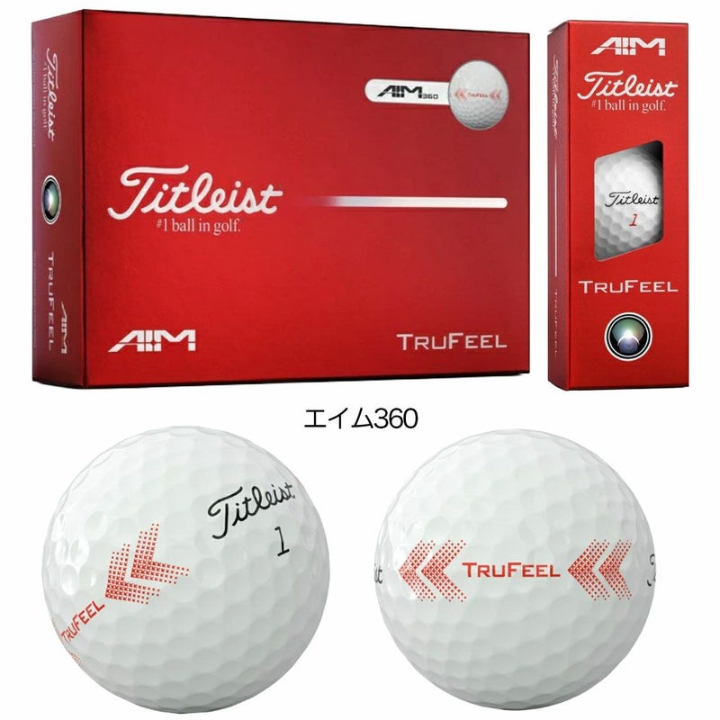 タイトリストTRUFEELボール1ダース(12球入り)ゴルフボール2026年モデルTITLEIST日本正規品
