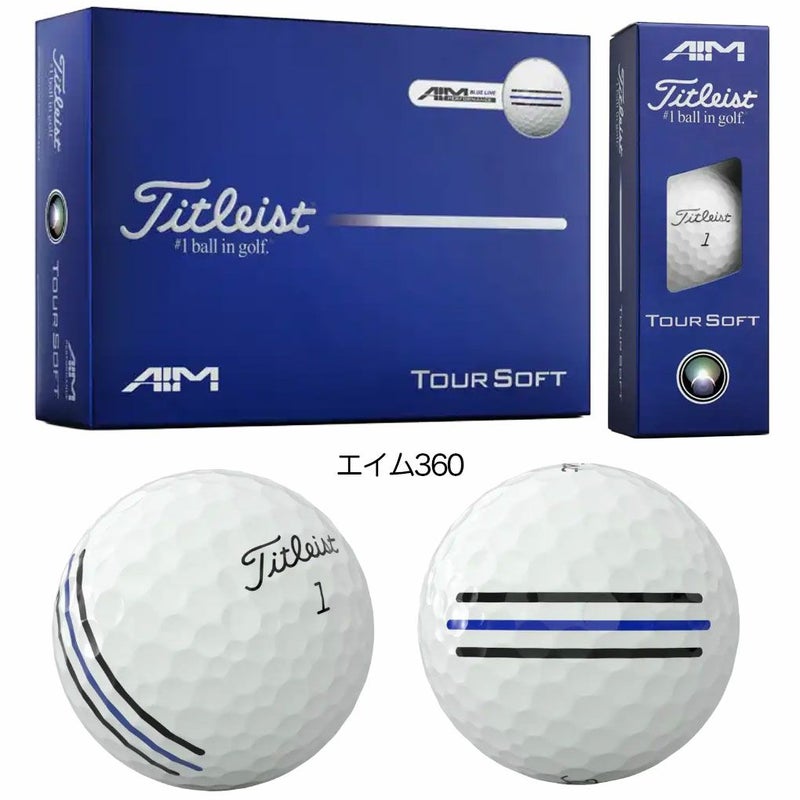 タイトリストTourSoftボール1ダース(12球入り)ゴルフボール2026年モデルTITLEIST日本正規品